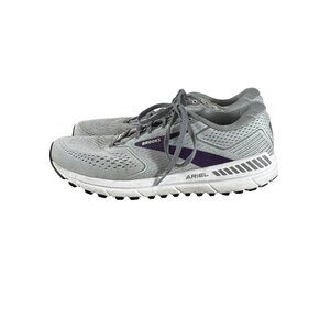Brooks Ariel Womens Stability Running Shoes Gray & Purple Size  11